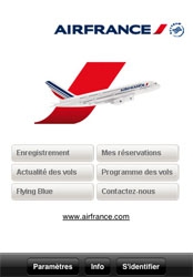 Air France lance une application iPhone Air France lance une application iPhone